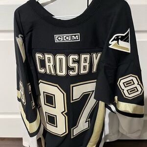 Sidney Crosby Pittsburgh Penguins Rookie Year CCM Jersey